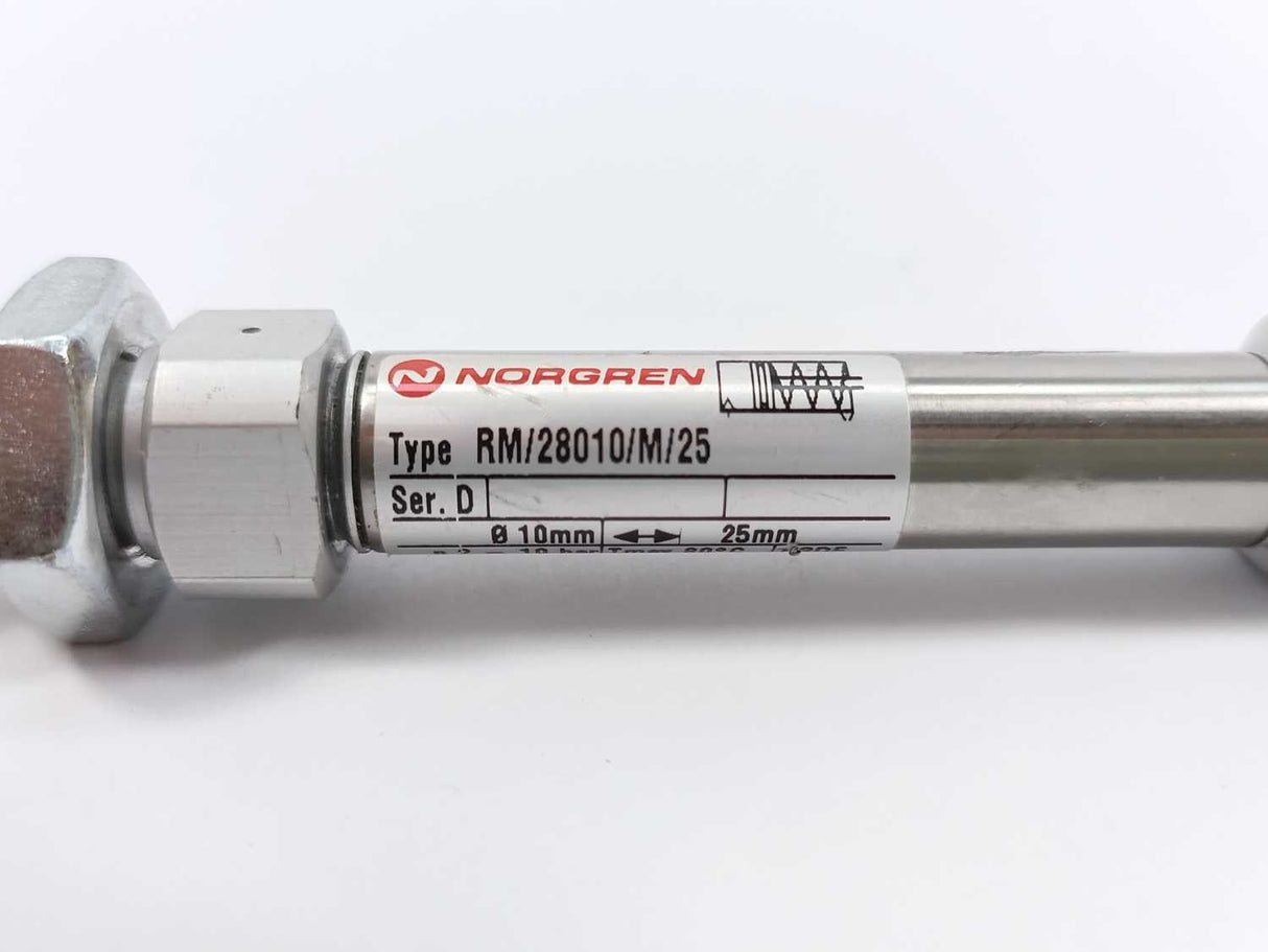 NORGREN RM/28010/M/25 ISO roundline single acting cylinder