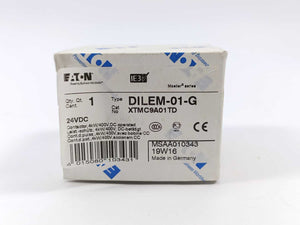 Eaton 010343 DILEM-01-G XTMC9A01TD 24VDC COIL