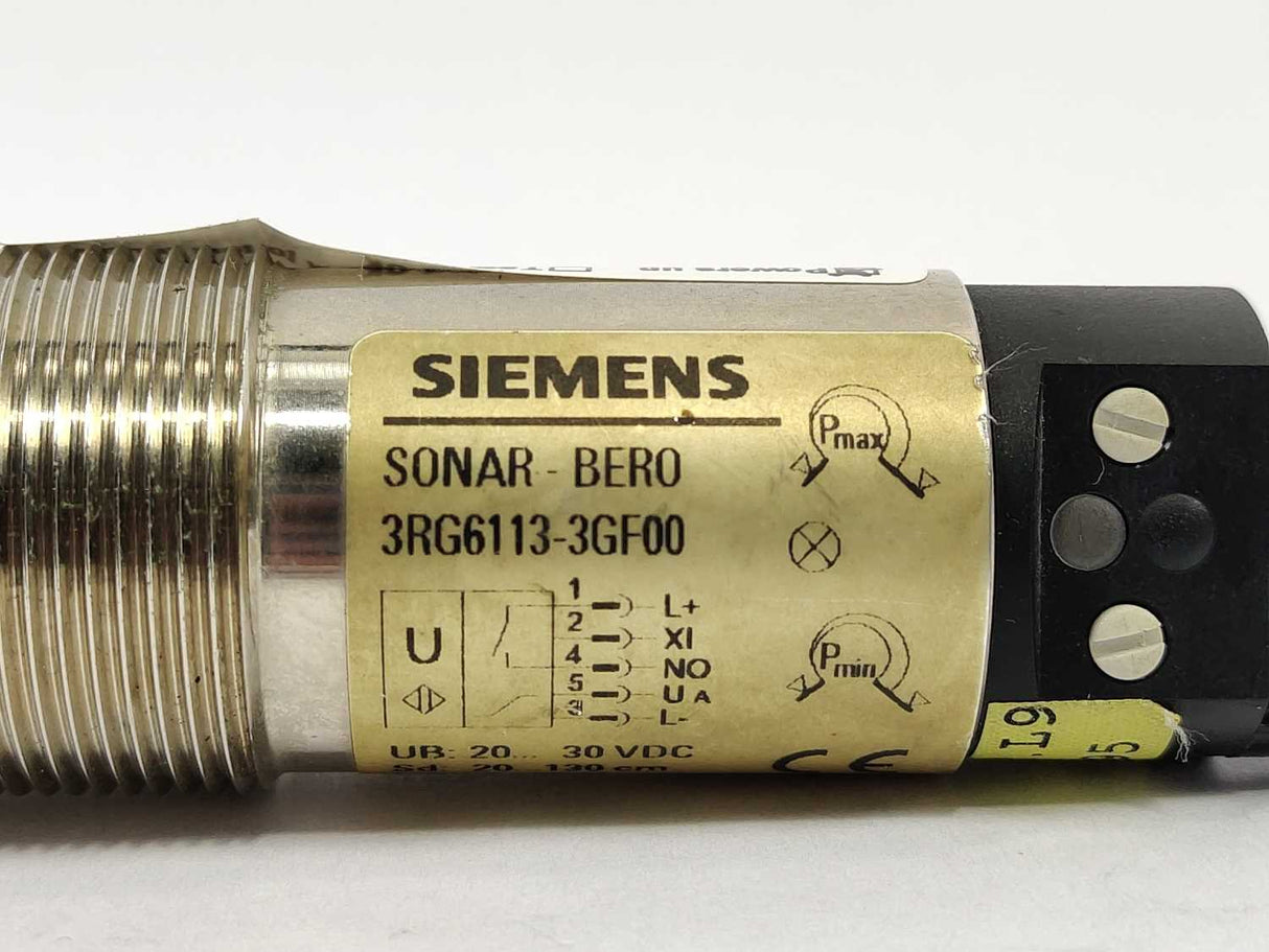 Siemens 3RG6113-3GF00 Sonar Sensor Bero