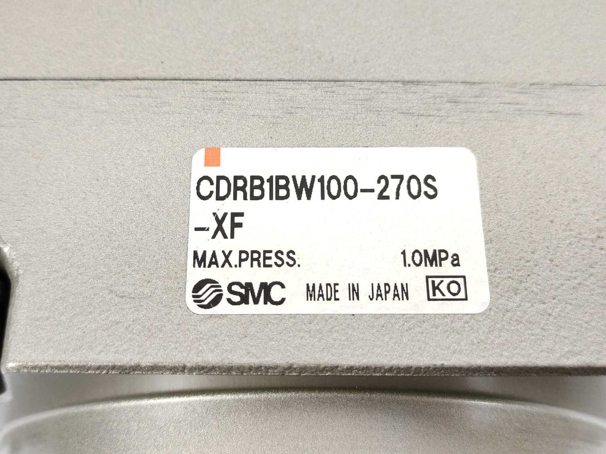 SMC CDRB1BW100-270S-XF Vane Style Rotary Actuator