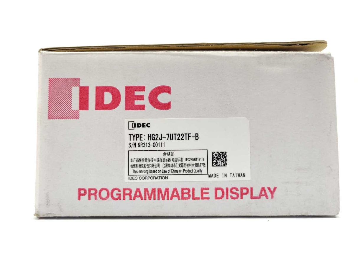 Idec HG2J-7UT22TF-B 7 inch PCAP TFT Color HMI