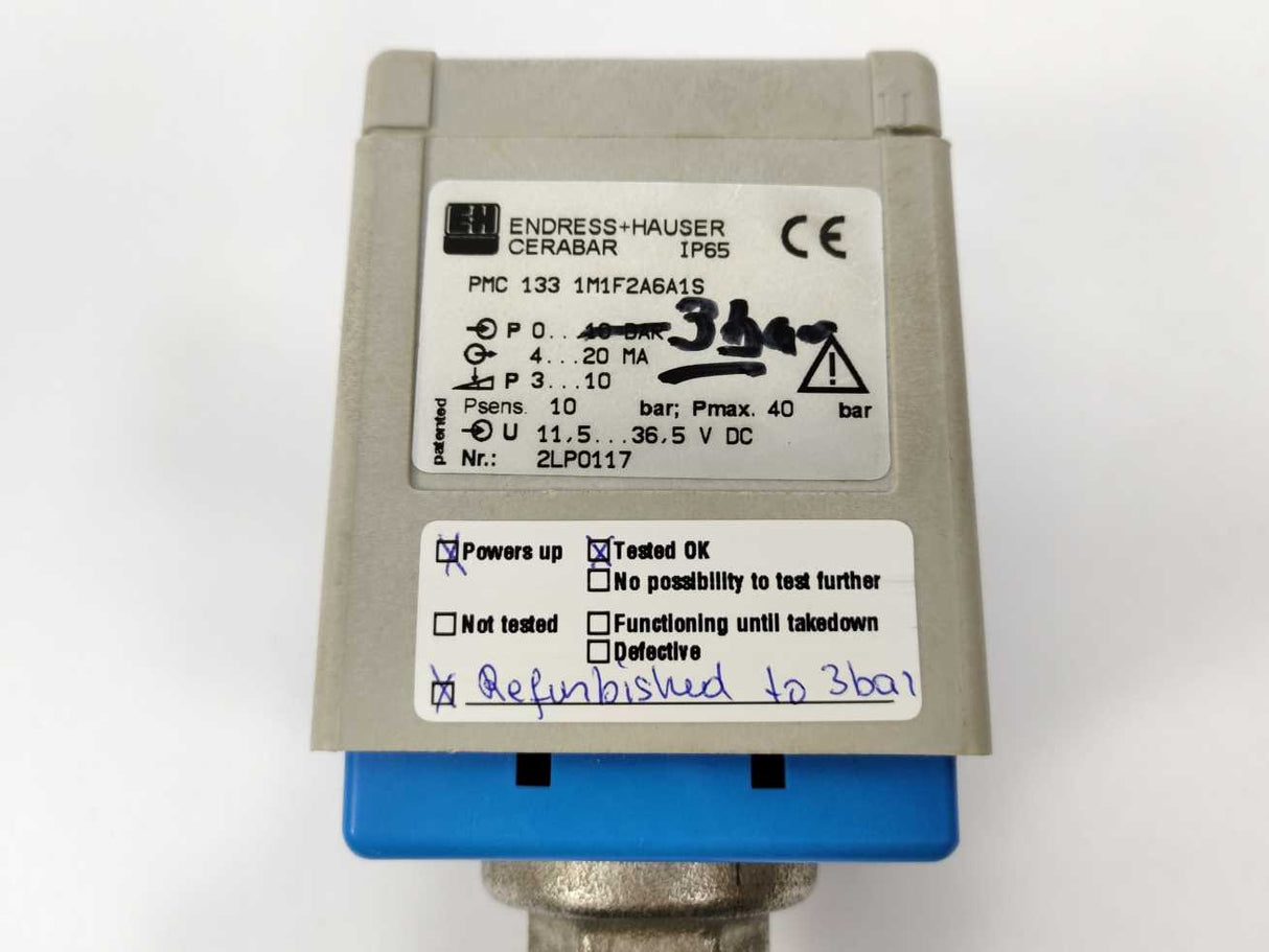 Endress+Hauser PMC 133 1M1F2A6A1S Pressure Switch 3 Bar version