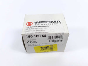 WERMA Signaltechnik 150.X00.55 LED Buzzer EM Contin. tone 24VDC RD 150.100.55