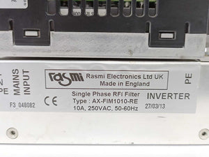 OMRON 3G3MX2-AB002-E MX2 Inverter With AX-FM1010-RE Filter