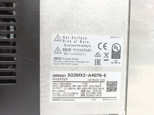 OMRON 3G3MX2-A4075-E MX2 Inverter W. AX-FIM3030-SE-V1