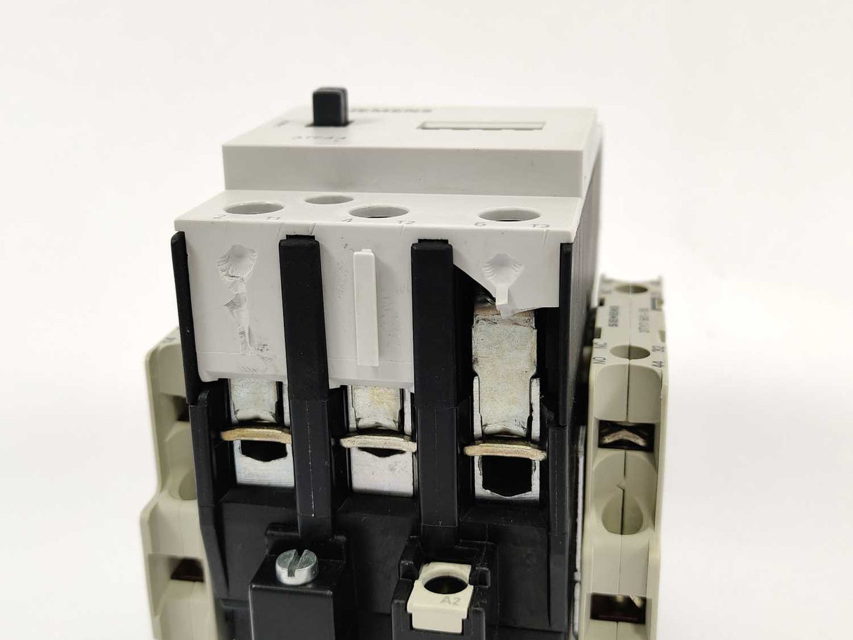 Siemens 3TF4422-0A 3TF44 Contactor with 3TY7561-1A 3TY7561-1B