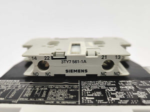 Siemens 3TF4422-0A 3TF44 Contactor with 3TY7561-1A 3TY7561-1B