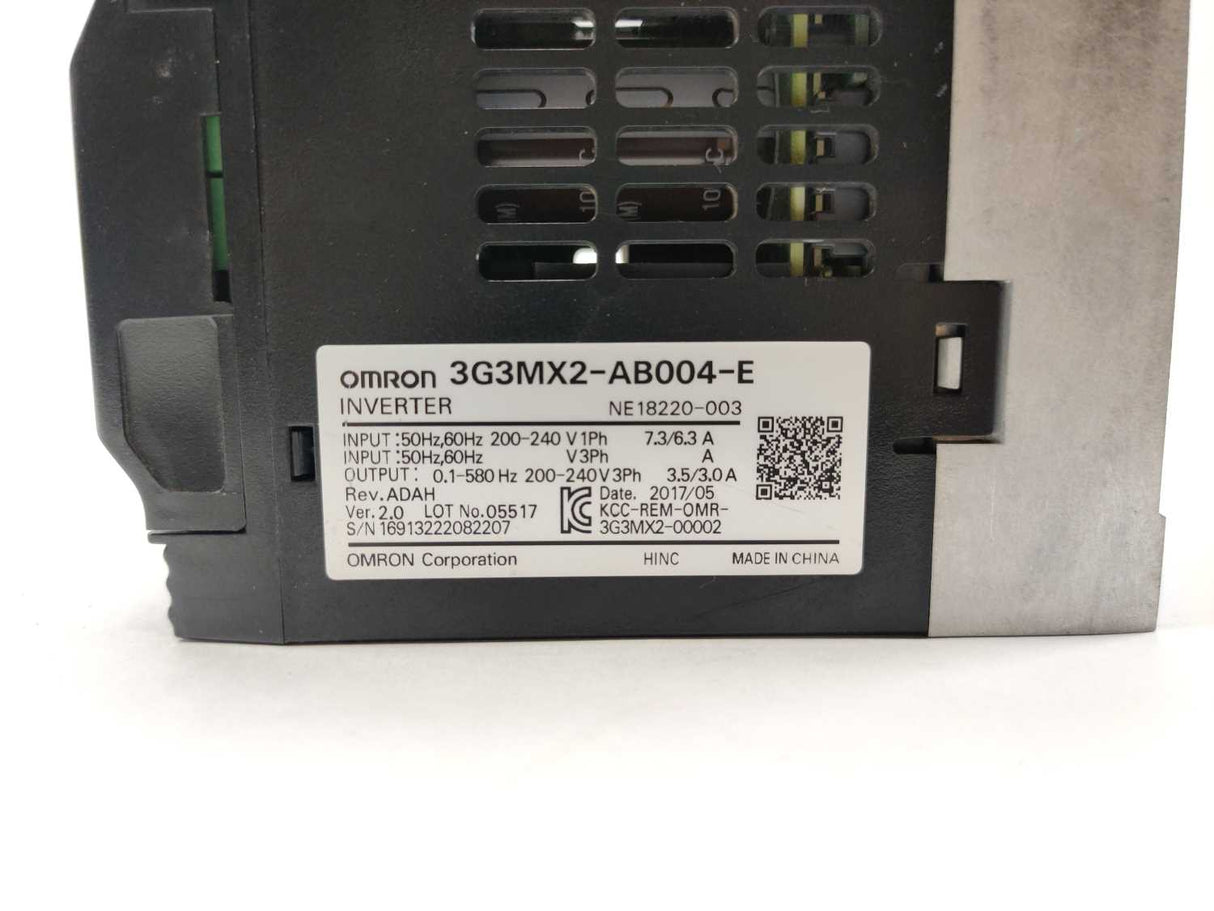 OMRON 3G3MX2-AB004-E MX2 Inverter Drive