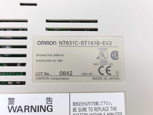 OMRON NT631C-ST141B-EV2 Interactive Display 24V DC 18W