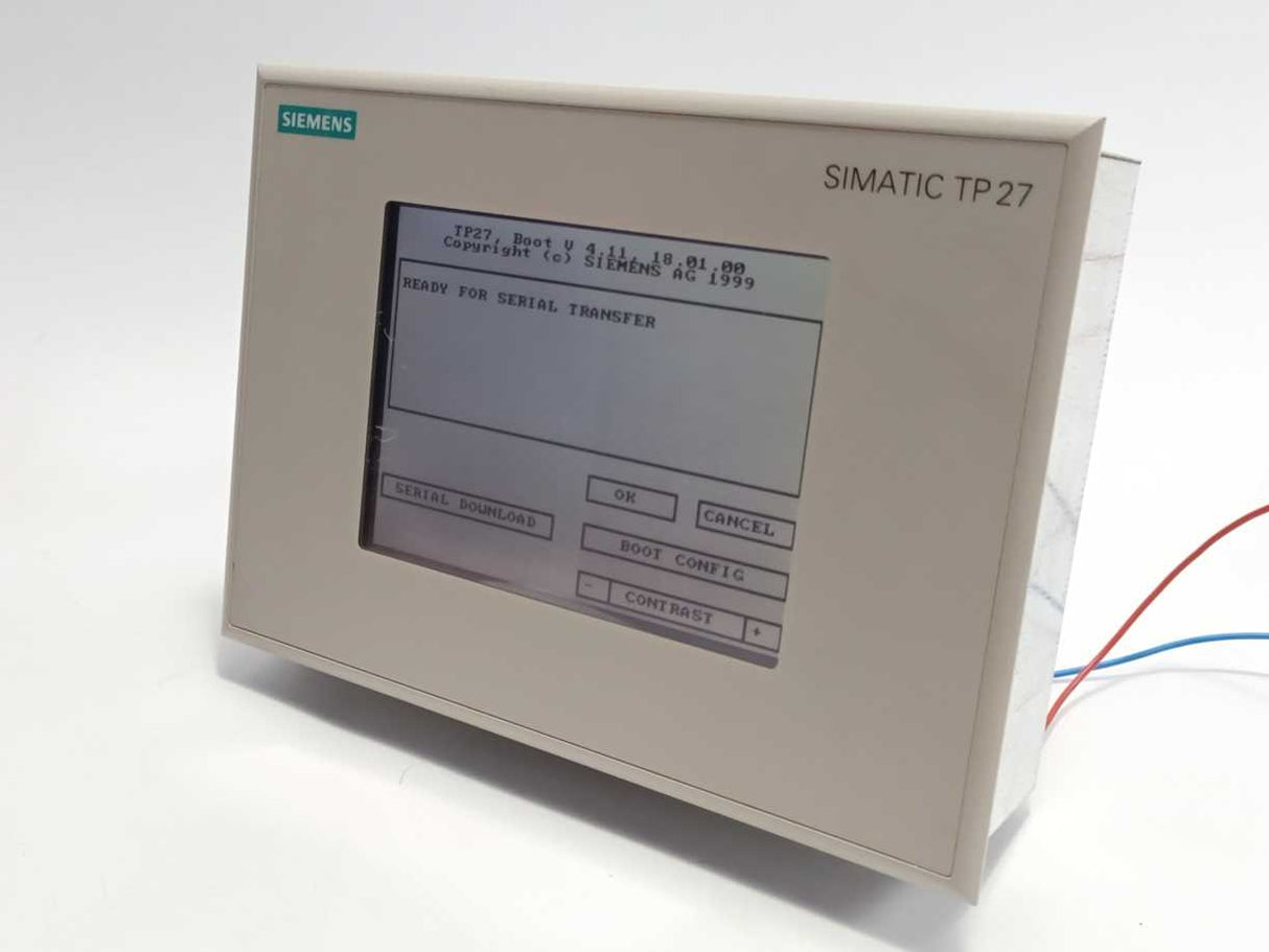 Siemens 6AV3627-1NK00-2AX0 Touch Panel TP27 Mono