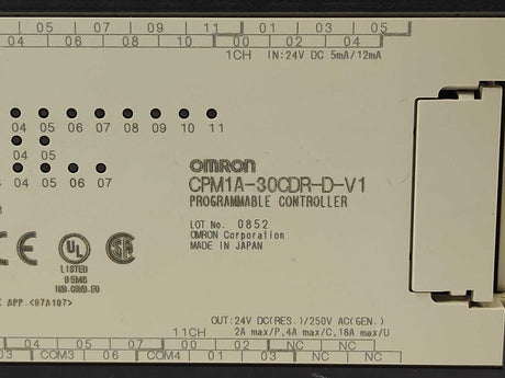 OMRON CPM1A-30CDR-D-V1 Programmable Controller 24VDC 20W