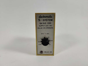 Electromatic SA 205 220 S-System relay 0,15-3 sec 220 VAC