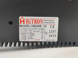 Hitron Elec Corp. HSU45-13 Power Supply 24 VDC, 2 A, 45 W