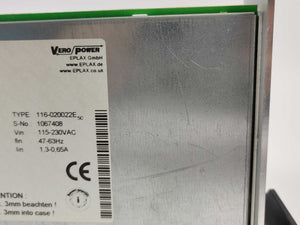 Vero Power VP80-2D 116-020022E Power Supply 5V/3A, 24V/2, 7A