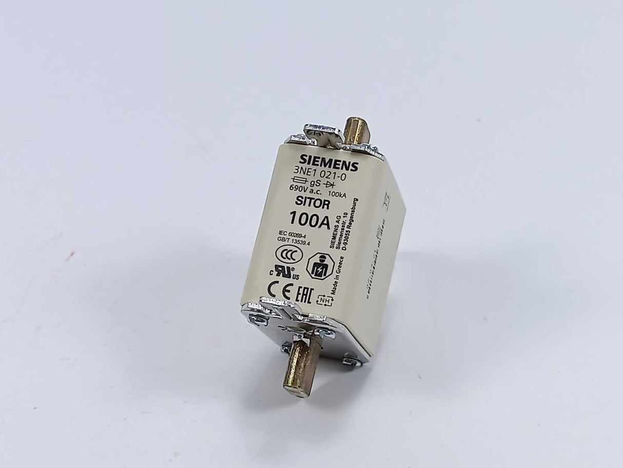 Siemens 3NE1021-0 Sitor fuse 100A 690V