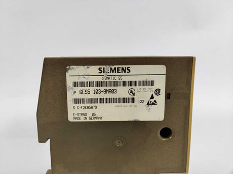 Siemens 6ES5103-8MA03 SIMATIC S5-100U CPU 103