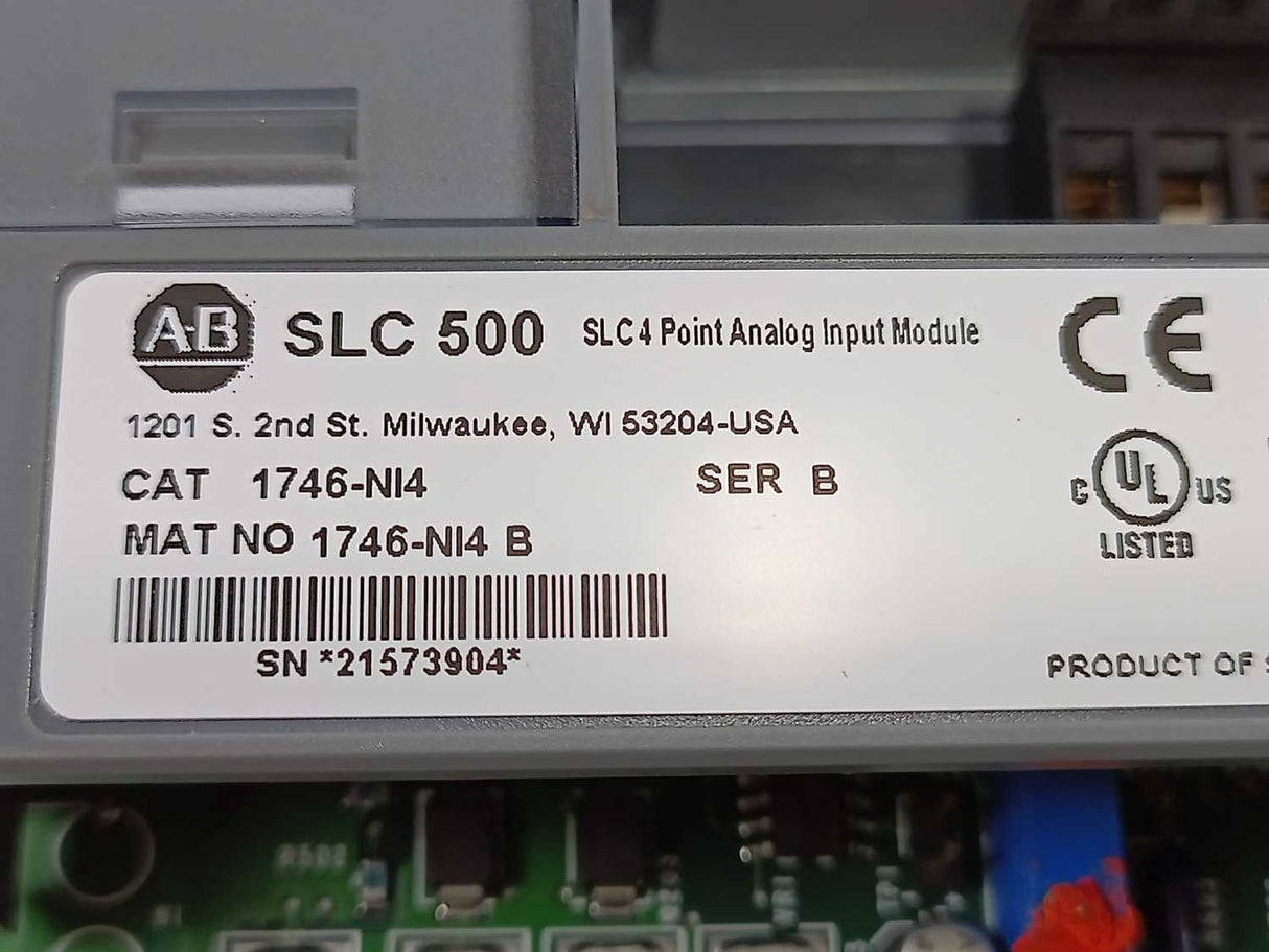 AB 1746-NI4 Analog Input Module. Ser. B