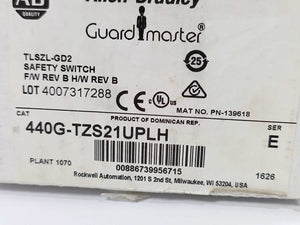 AB 440G-TZS21UPLH Ser. E TLSZL-GD2 Safety Switch