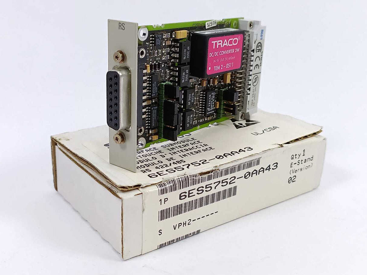 Siemens 6ES5752-0AA43 SIMATIC S5, Interface Submodule