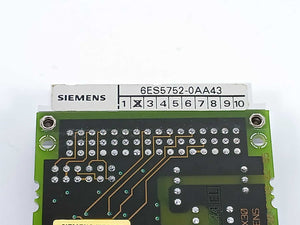 Siemens 6ES5752-0AA43 SIMATIC S5, Interface Submodule