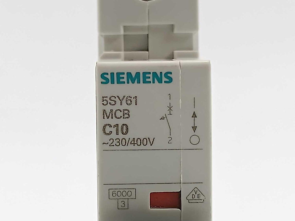 Siemens 5SY6110-7 10A Miniature circuit breaker