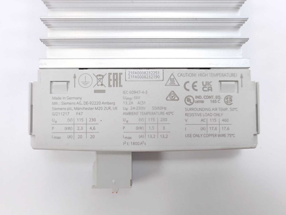 Siemens 3RF2320-2AA02 Sirius Solid-state contactor