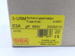 SIBA VDE 0636/4 NH Fuse