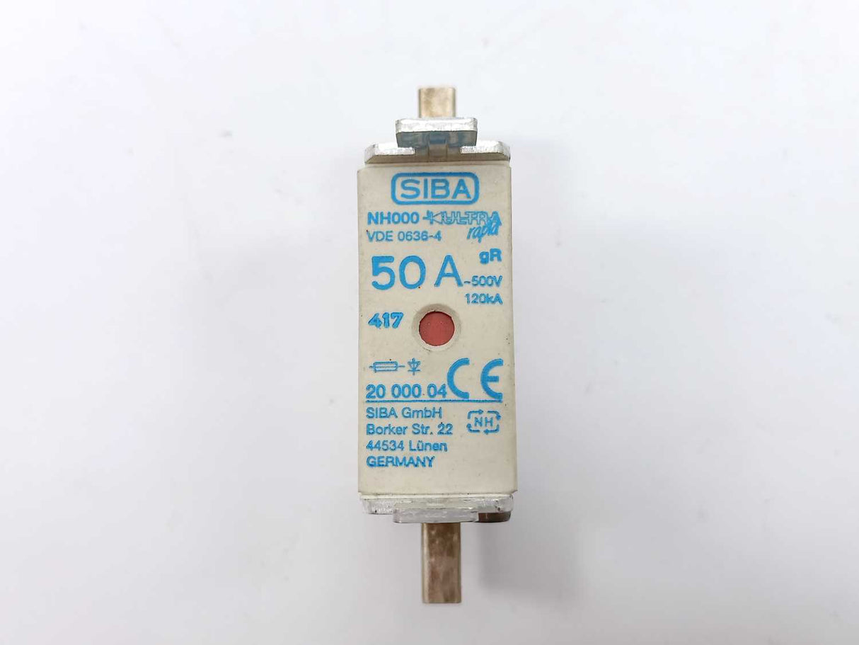 SIBA 2000004 50A 500V Fuse