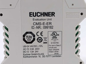 Euchner 099182 CMS-E-ER Safety Contach Evaluation Unit