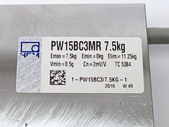 HBM PW15BC3MR Load cell 7,5 kg VG4RQGG