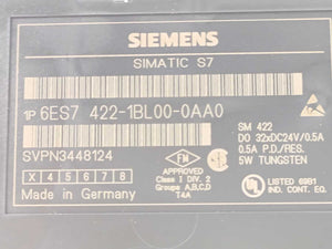 Siemens 6ES7422-1BL00-0AA0 SIMATIC S7-400, digital output