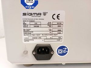 Sigma 2-5 Benchtop Centrifuge