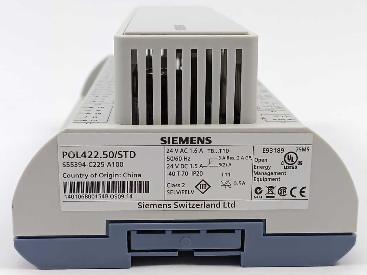 Siemens S55394-C225-A100 POL422.50/STD HVAC Controller