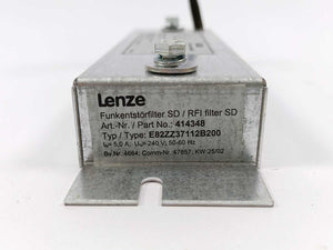 LENZE E82ZZ37112B200 RFI Filter SD