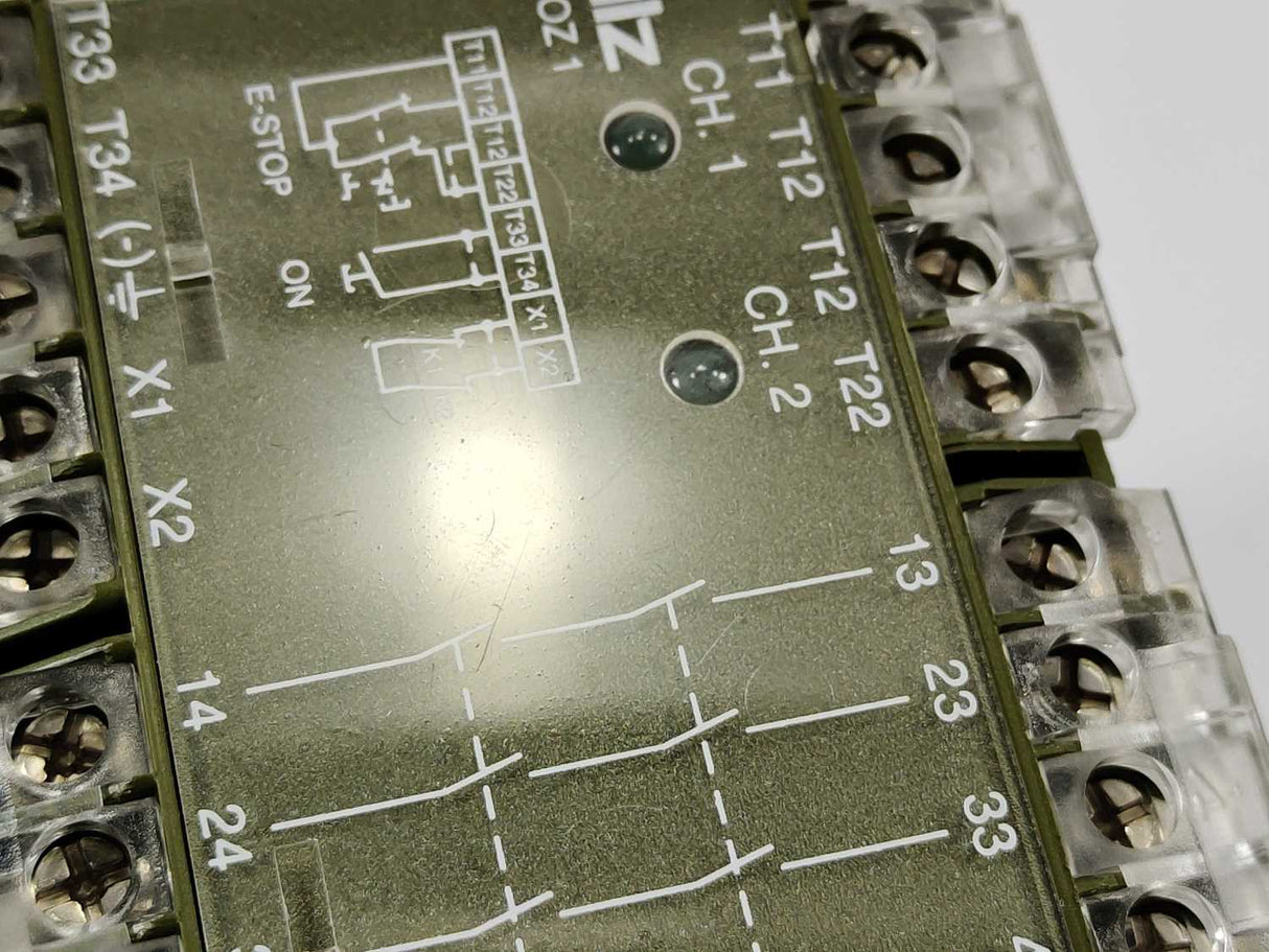 Pilz 475630 PNOZ1 110VAC 3S/1Ö Safety Relay