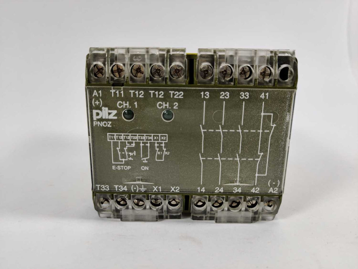 Pilz 474600 PNOZ 24VAC 3S/1Ö Safety Relay