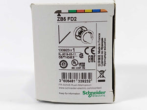 Schneider Electric ZB5FD2 Flush mounted selector switch head, Harmony XB5