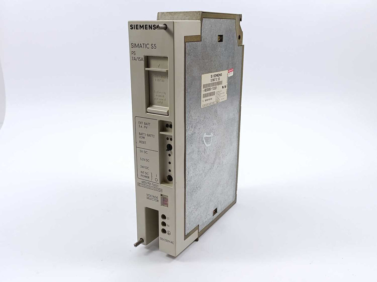 Siemens 6ES5951-7LD21 Simatic S5 power supply module