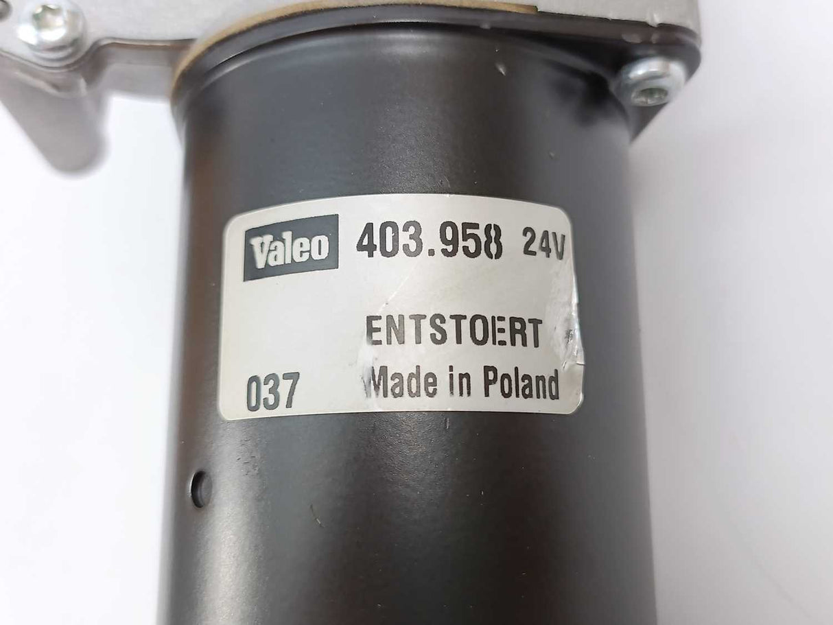 Valeo 403.958 Gear Motor 24V, Like new.