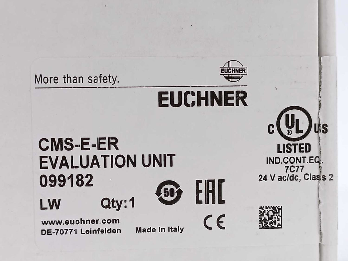 Euchner 099182 CMS-E-ER Safety Contach Auxillary Switch