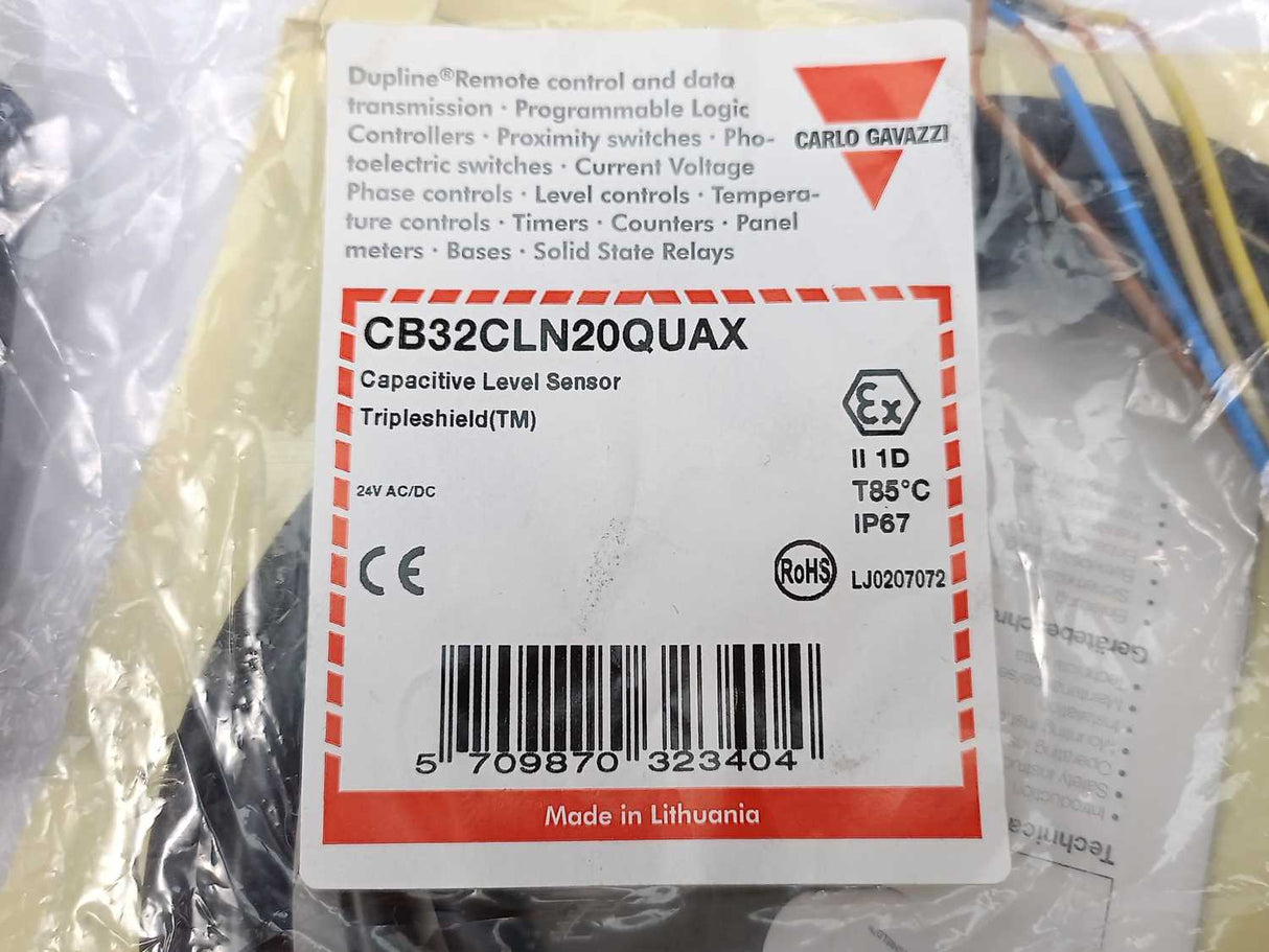 Carlo Gavazzi CB32CLN20QUAX Capacitive Proximity Sensor 24V AC/DC