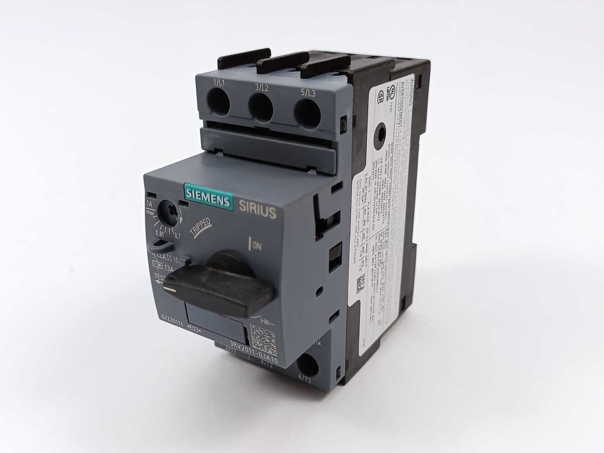 Siemens 3RV2011-0JA10 SIRIUS Circuit Breaker