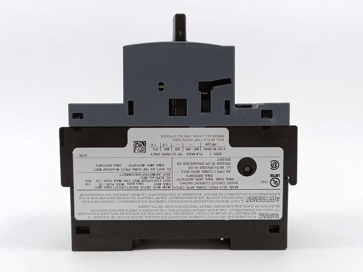 Siemens 3RV2011-0JA10 SIRIUS Circuit Breaker