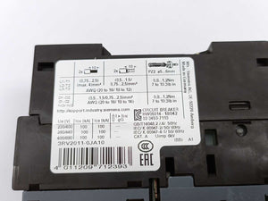 Siemens 3RV2011-0JA10 SIRIUS Circuit Breaker