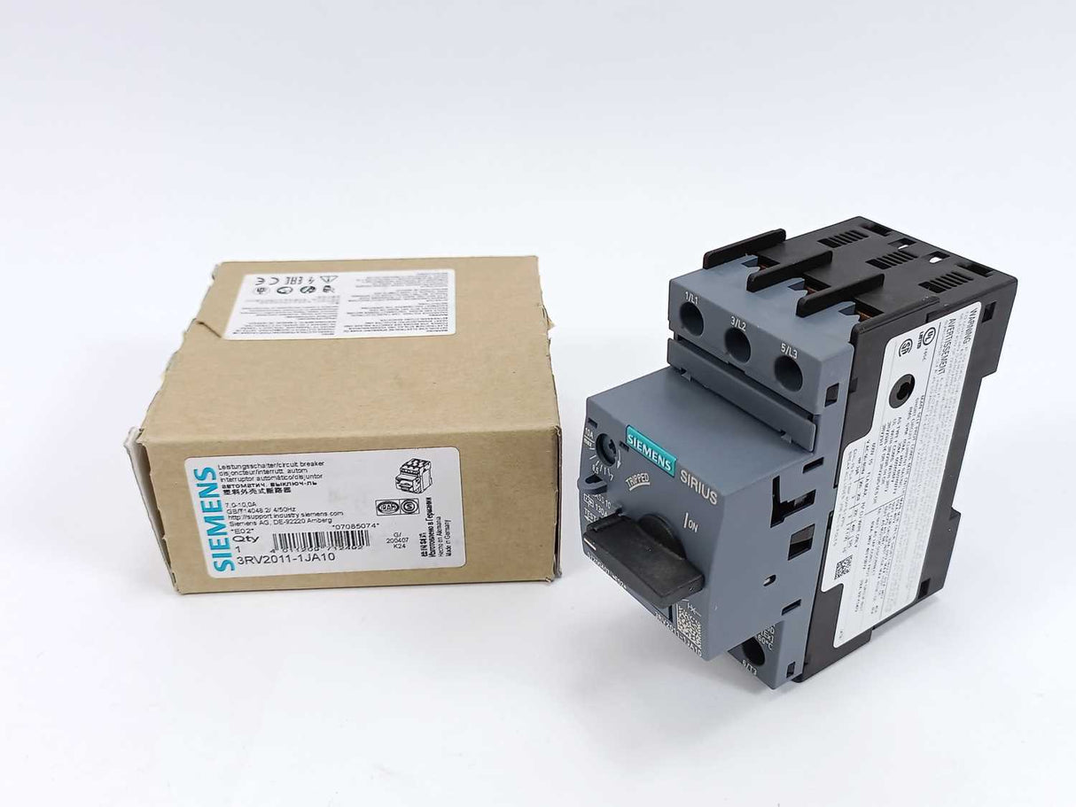 Siemens 3RV2011-1JA10 SIRIUS Circuit Breaker