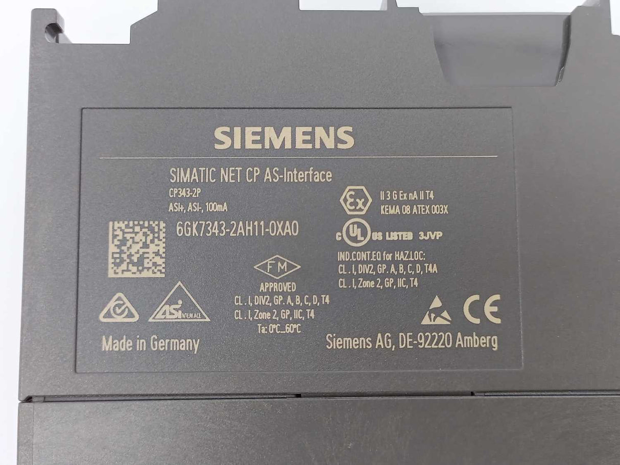 Siemens 6GK7343-2AH11-0XA0 SIMATIC NET CP AS-Interface