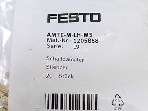 Festo 1205858 AMTE-M-LH-M5 Silencer 20 Pcs.