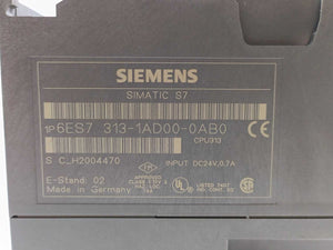 Siemens 6ES7313-1AD00-0AB0 SIMATIC S7-300, CPU 313 Central processing unit