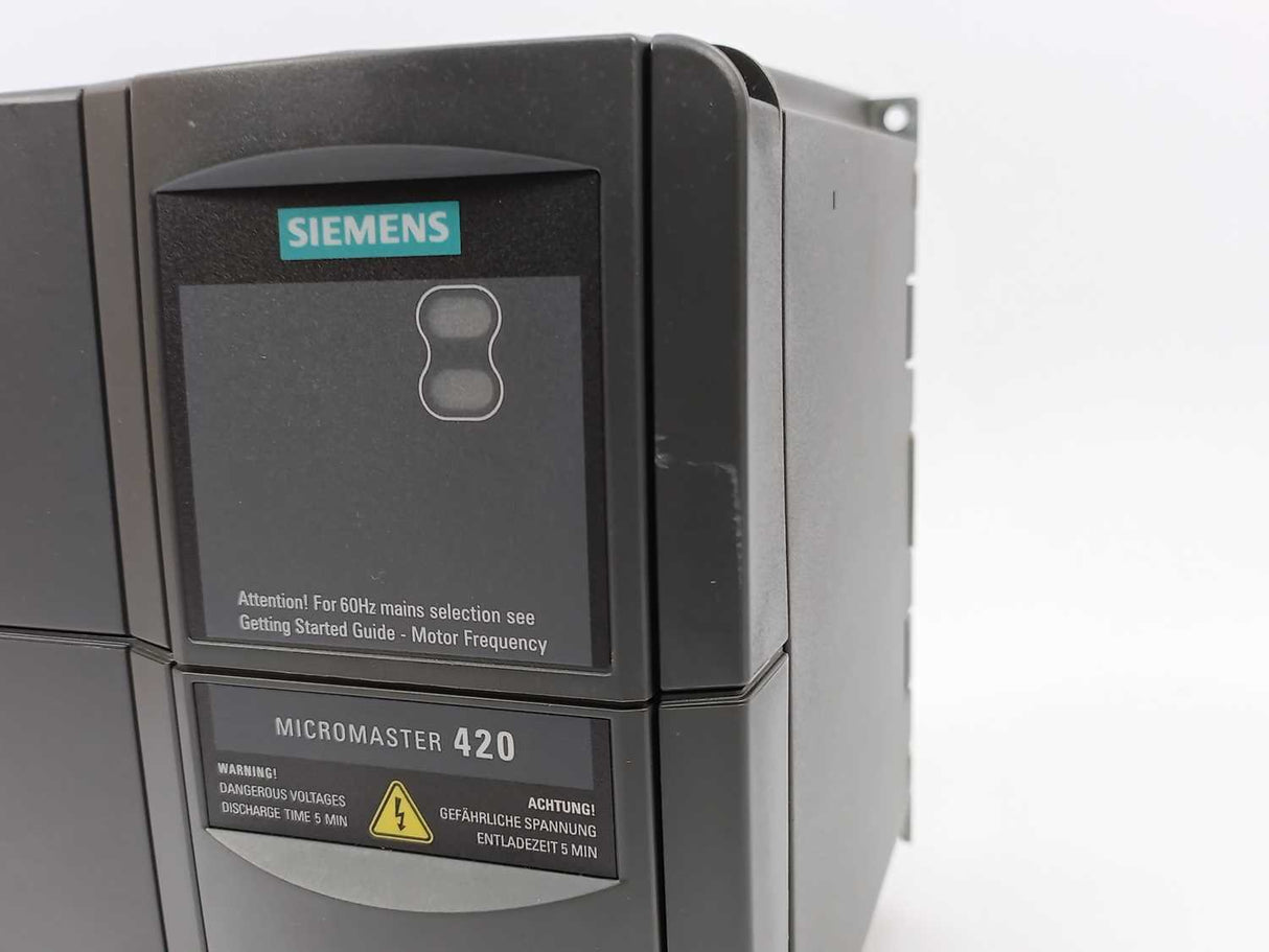 Siemens 6SE6420-2UC21-1BA1 MICROMASTER 420 without filter