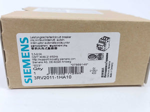 Siemens 3RV2011-1HA10 SIRIUS Circuit breaker